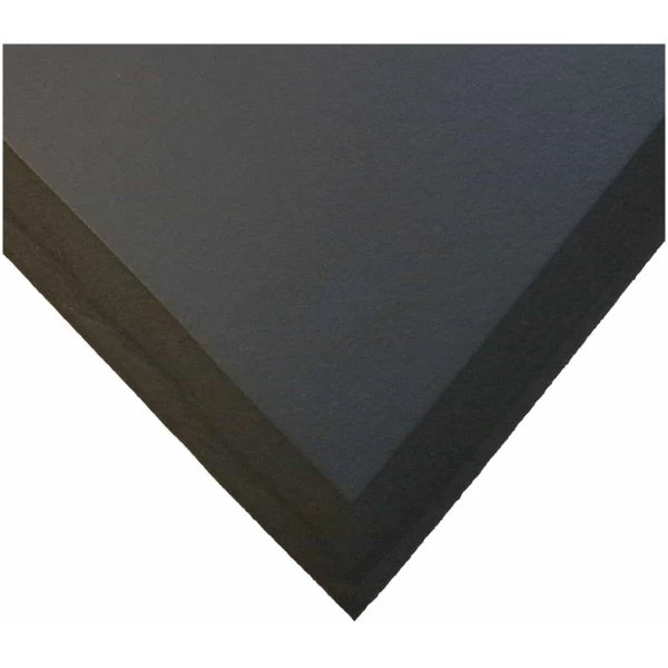 100 1 Smooth 02 Floormat.com Versatile mat that can be used in a variety of environments. Made from 100% Nitrile Rubber, the 100-1 is crush-resistant and will last for many years. Can be used in wet and dry applications, chemical resistant, and its closed ell construction makes it impervious to liquids and fluids. The 100-1 is latex and silicone free as well as non-allergenic and antimicrobial. <ul> <li>Border available in Safety Yellow</li> <li>5/8" Thick</li> <li>Promotes blood circulation</li> <li>Custom matting available</li> <li>Priced per sq.ft.</li> </ul>
