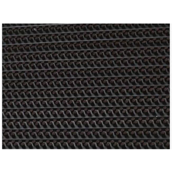 Bristle 2 Floormat.com Features extremely durable, hard-wearing nylon bristles that clean footwear with each step. <ul> <li>Resistant to all weather and extreme conditions.</li> <li>Drop through construction hides collected dirt from view. Rolls up for easy handling and maintenance. </li> <li>Anodized aluminum and vinyl with nylon brush inserts.</li> </ul>