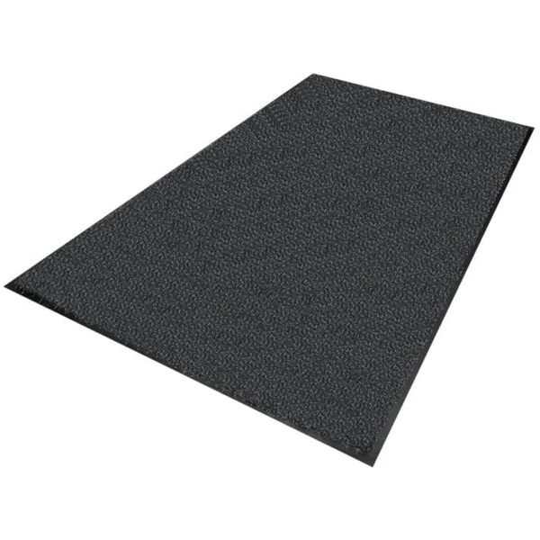 Classic Brush isolated whole mat Onyx website Floormat.com The Classic Brush floor mats feature small nylon monofilament tufts embedded into the carpet, providing enhanced scraping action. With the addition of coarse nylon fiber in the yarn, these mats offer optimal cleaning and reinforcement. The use of traditional solution dyed fibers creates a beautiful and conservative texture while delivering excellent scraping and wiping capabilities, ensuring maximum effectiveness in stopping soil. <ul> <li>Formerly the “Colorstar Crunch” mat.</li> <li>Aggressive shoe scraping, perfect for high traffic areas.</li> <li>Approximately 3/8" thick.</li> <li>100% Nitrile rubber backing for increased slip and skid resistance.</li> <li>Certified "high traction" by the National Floor Safety Institute.</li> <li>Impervious to bleach, sunlight and repeated washing.</li> <li>Available Color: Onyx</li> </ul>