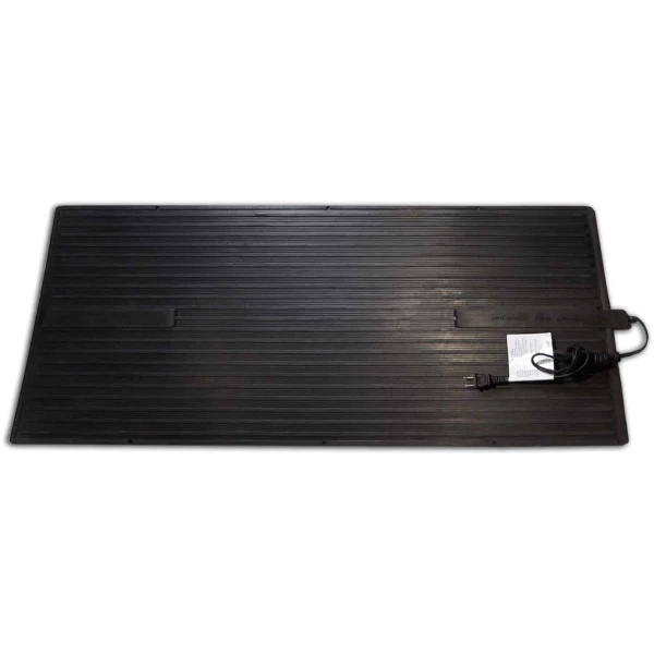 superfoot woman Floormat.com Safe and economical – using one tenth the energy of dangerous space heaters. <ul> <li>The Super Foot Warmer is waterproof and designed to be used indoor and outdoor</li> <li>Uses only 135 watts; 90% less than a standard 1,500 watt space heater</li> <li>TUV Certified to UL 499:2005 R3.06 (U. S. only, not Canada): meeting strict safety standards</li> <li>Warms cold feet directly through shoes or boots</li> <li>Perfect for under desks & standing work stations</li> <li>May be used to melt snow from boots, leaving them warm & dry</li> <li>Can be used in on hard surfaces where water is often sprayed on the floor</li> <li>Super Foot Warmer Floor Mat generates a radiant heat which creates an extremely comfortable even heat which can reduce fatigue, increase productivity and stimulate circulation while sitting or standing</li> <li>Increased economy and safety!</li> <li>Even should the Super Foot Warmer Floor Mat be left on, it assures safety and lower energy costs than space heaters.</li> <li>Ideal for people who spend long hours on their feet or in cold environments, including bank tellers, toll booth operators, warehouse workers, machinists and any other users of space heaters</li> <li>Designed for use on hard floors only (do not use on carpet)</li> <li>Dimensions: 36.25″ L X 16″ W X .25″ Thick</li> <li>Weight: 11 lbs</li> <li>1.2 amps</li> </ul> There is a two year warranty/replacement policy. The U.S. Consumer Product Safety Commission estimates that more than 25,000 residential fires every year are associated with the use of room (space) heaters. More than 300 persons die in these fires. An estimated 6,000 persons receive hospital emergency room care for burn injuries associated with contacting hot surfaces of room heaters, mostly in non-fire situations. What You Can Expect From The Super Foot Warmer Floor Mat When the room temperature is 68 degrees the floor temperature is generally about 60 degrees except on an outside wall. The floor temperature on an outside wall could be as low as 53 degrees and could be colder on a slab floor . This is why one experiences cold feet and legs. The surface temperature will vary depending upon the floor temperature. <ul> <li>If the floor temperature is 64 degrees, the surface temperature of the Super Foot Warmer Floor Mat will be 110-112 degrees.</li> <li>If the floor temperature is 53 degrees, the surface of the Super Foot Warmer Floor Mat will be 105-108 degrees.</li> </ul> <a href="https://www.floormat.com/foot-warmer-mats-faqs/">Foot Warmer Mats FAQs</a>