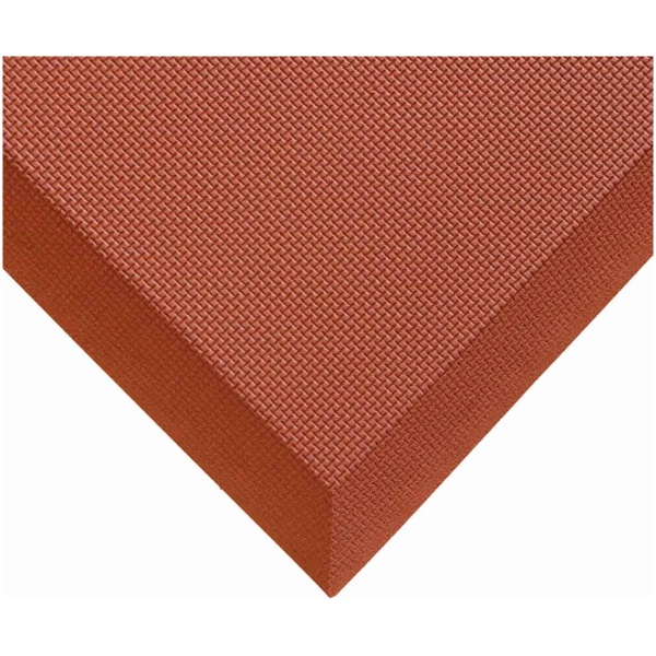 A rectangular piece of red carpet on a white background.