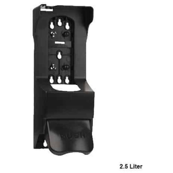 499701 1 Floormat.com A durable and easy to mount wall dispenser with all the necessary mounting hardware. <ul> <li>Installs in minutes on any wall surface with 2-way tape and screws</li> <li>Made of tough plastic</li> <li>Extra large pump handle makes it easy to use when hands are dirty</li> </ul>