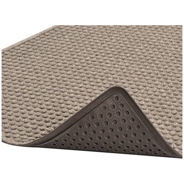Aqua Trap Antimicrobial 2 Floormat.com Aqua Trap® is a unique yet highly functional indoor entrance mat with a molded bubble pattern that facilitates the scraping and drying process while the patented raised “Aqua Dam™” border forms a perimeter that traps moisture and debris. Aqua Trap® features an antimicrobial carpet treatment that stops bacteria and germs at the entrance. An extremely durable rubber backed mat, Aqua Trap® has a highly fashionable look that features carpet-to-the-edge to blend with its surroundings and contemporary color choices to match any décor. <ul> <li>Moulded bubble pattern facilitates scraping and drying</li> <li>Aqua Dam™ border retains moisture and debris</li> <li>Carpet-to-the-edge construction to blend with its surroundings</li> <li>Rubber underside cleat design resists mat slippage</li> <li>Available in continuous lengths up to 60 feet</li> </ul>