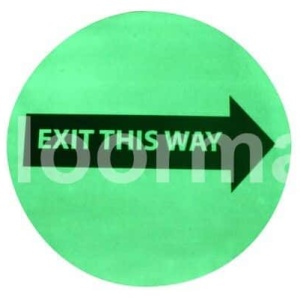 Exit This Way Arrows - Follow the arrows.