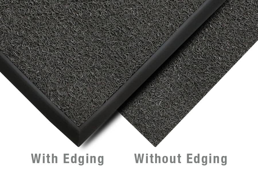 Frontier Floor Mat variations with and without edging.