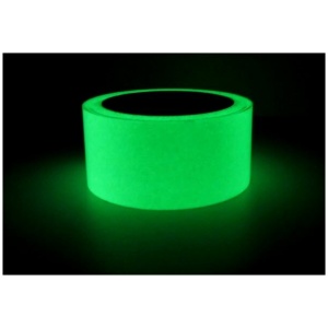 A roll of green glow in the dark tape.