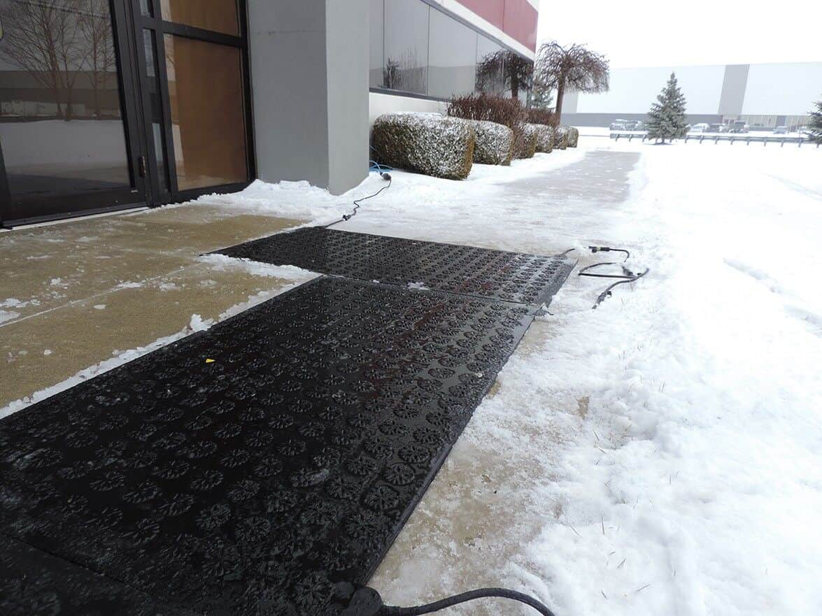 Outdoor Heated Mats - Snow melting mats