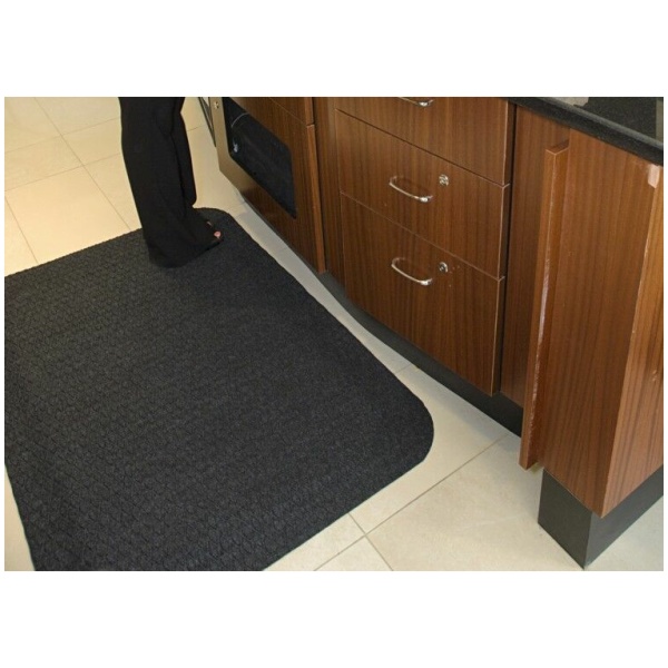Hog Heaven Fashion 1 Floormat.com Ideal uses include concierge desk, bellman stands, copier station, registration desk, pharmacies and labs. <ul> <li>Ideal uses include concierge desk, bellman stands, copier station, registration desk, pharmacies and labs</li> <li>Closed-cell Nitrile rubber cushion backing keeps standing workers comfortable all day long</li> <li>Beveled border remains flexible for the life of the product and will not crack or curl</li> </ul>