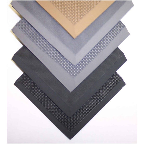 Ortho 1 Mats Floormat.com This ultra soft mat provides extraordinary comfort during prolonged standing. Endorsed by physicians as an orthopedic mat. The PVC nitrile, closed-cell rubber is impervious to acids, chemicals, petroleum products, and animal and vegetable fats. Beveled edges prevent tripping. " overall thickness. Custom sizes available.