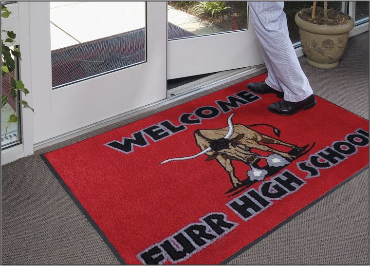 logo floor mat