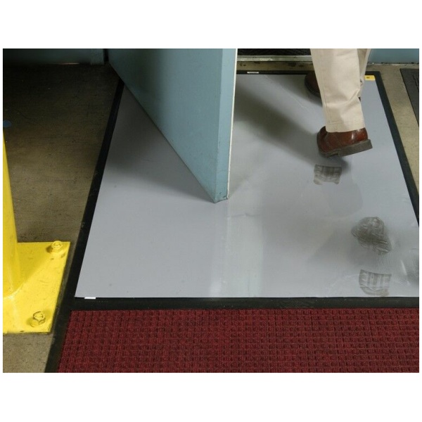 clean stride dirt 2 Floormat.com Clean Stride mats provide highly effective dirt and dust removal methods for factories, computer rooms, warehouses, school gymnasiums, health care facilities and more. <ul> <li>Clean Stride mats provide highly effective dirt and dust removal methods for factories, computer rooms, warehouses, school gymnasiums, health care facilities and more</li> <li>As foot traffic passes over the mat, the Waterhog surface scrapes larger particles while the adhesive insert captures smaller dust & dirt.  With two footsteps on Clean Stride adhesive insert, over 90% of dirt particles are removed.</li> <li>Not recommended for wet areas</li> <li>Replacement <a href="https://www.floormat.com/clean-stride-mat-inserts/">Clean Stride Floor Mat Inserts</a> available in 60 count packages</li> </ul>