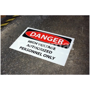 Authorized Danger High Voltage only.