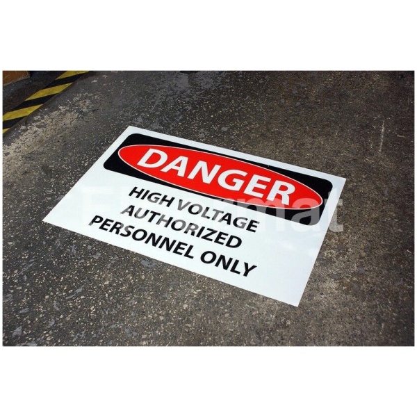 fm01 danger high voltage sign Floormat.com Floormat.com warehouse signs are durable, self-adhesive signs constructed from industrial grade plastic. Intended for use in factory warehouses and buildings where restrictions and safety notifications need to be highlighted.
