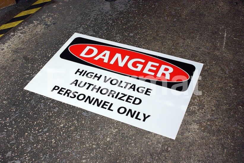 Authorized Danger High Voltage only.