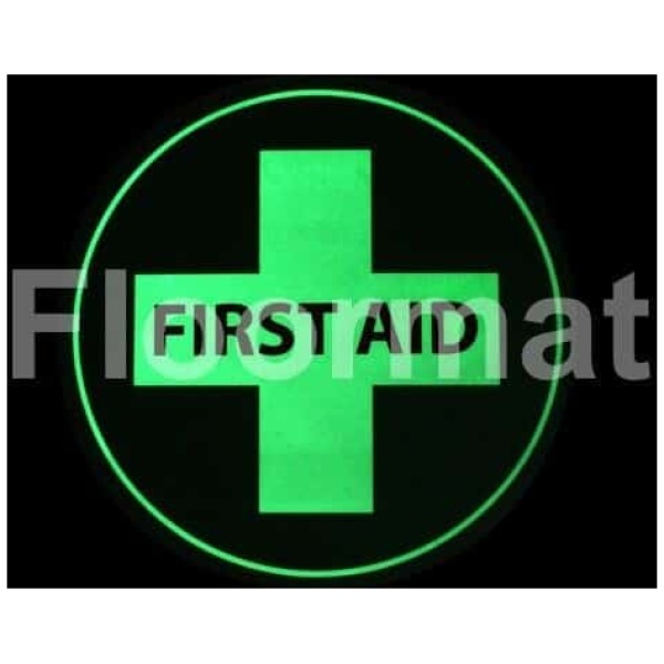 fm07 first aid sign night Floormat.com Floormat.com warehouse signs are durable, self-adhesive signs constructed from industrial grade plastic. Intended for use in factory warehouses and buildings where restrictions and safety notifications need to be highlighted.