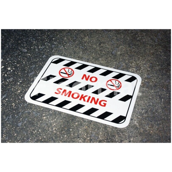 fm10 no smoking sign Floormat.com Floormat.com warehouse signs are durable, self-adhesive signs constructed from industrial grade plastic. Intended for use in factory warehouses and buildings where restrictions and safety notifications need to be highlighted.