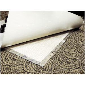 A roll of white paper on a Floormat Heated Chair Mat Kit.