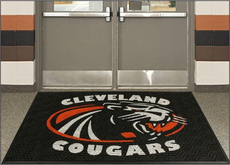 Cleveland Cougars Legacy Inlay door mat: Cleveland Cougars [Legacy Inlay] door mat.