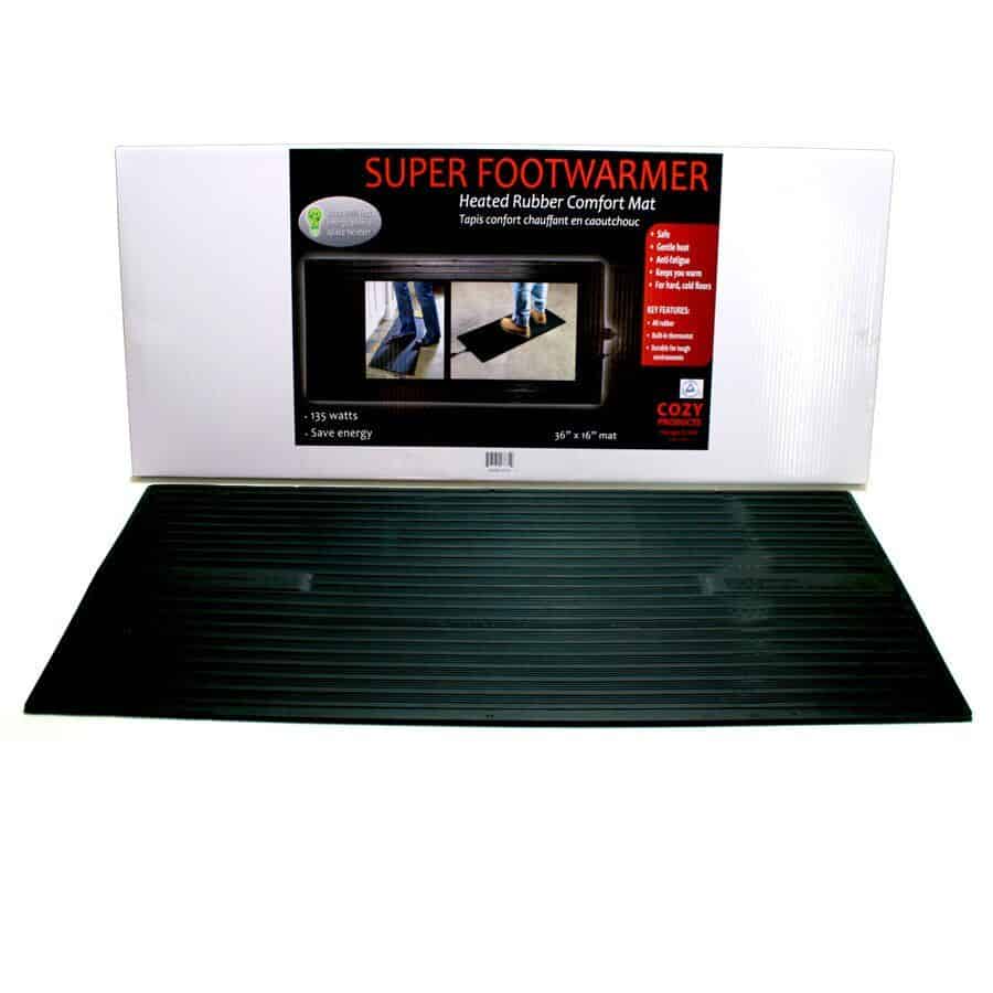 Foot Warmer Mat for Standing or Under Desk Use