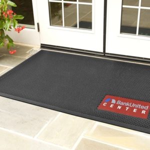 A logo mat for businesses.