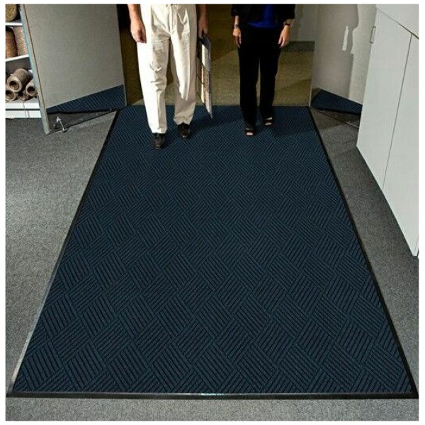 waterhog eco premier 2 Floormat.com This mat has a beautiful diamond pattern that is as strong as it is durable. Made with 30 oz./sq.yd. polypropylene fabric that is stain resistant. <ul> <li>3/8” thick bi-level surface effectively removes and stores dirt and moisture beneath shoe level between cleanings</li> <li>Rubber reinforced face nubs prevent pil from crushing extending performance life of the product</li> <li>Unique “Water Dam” allows the Waterhog mat to hold up to 1 1/2 gallons of water per sq yard, water and dirt stay on mat</li> </ul>
