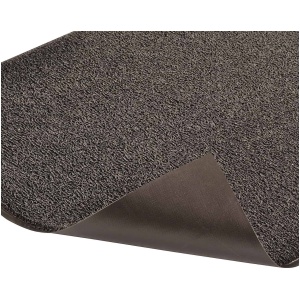 A Wayfarer Custom HD gray floor mat on a white background.